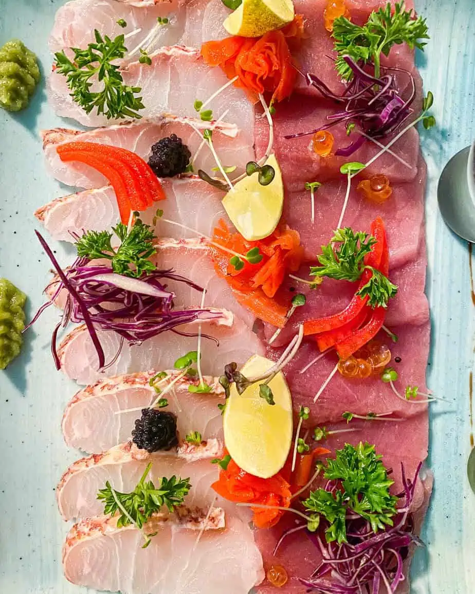 cafe des arts sashimi praslin seychelles