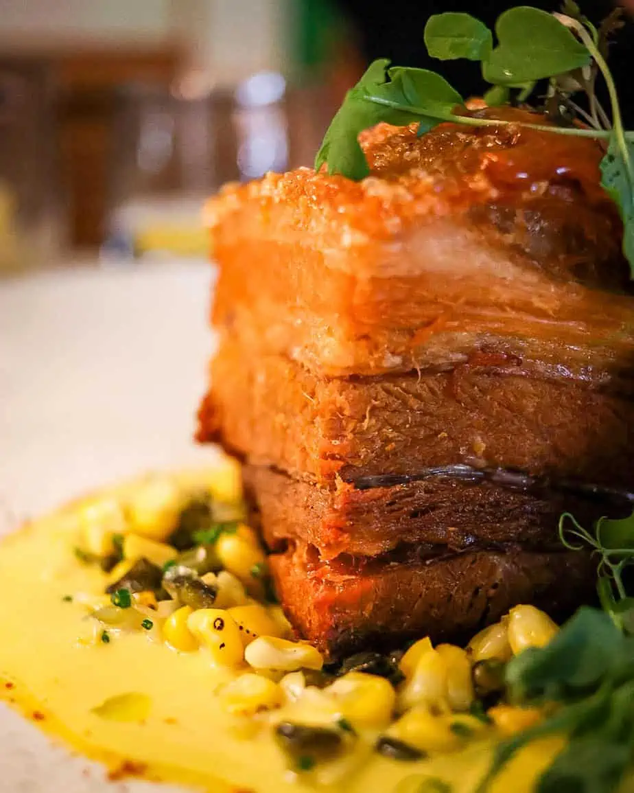 The Orangery Aji Pork Belly
