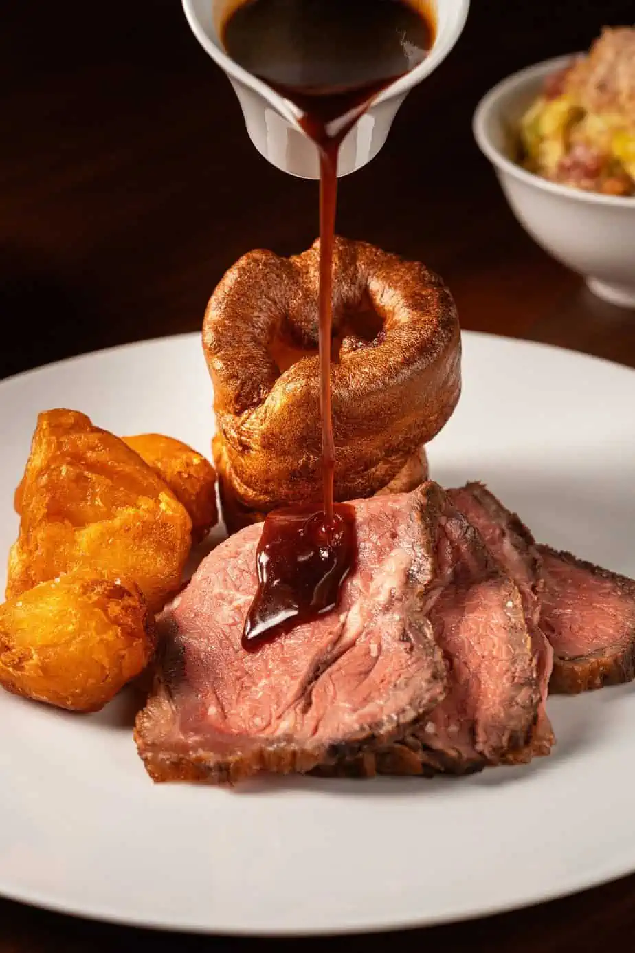 Dinner by Heston Blumenthal Dubai serves a Sunday Roast as a part of their new menu. This is the roast beef option.