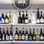A Moscato di Asti selection at the Douja d'or festival in Asti, 2025.